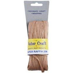 AussieSuperStore Art & Craft Essentials Paper Raffia 4cm Natural Paper Raffia 4cm Natural | Raffia Ribbon 9331468046479 VCRAF01